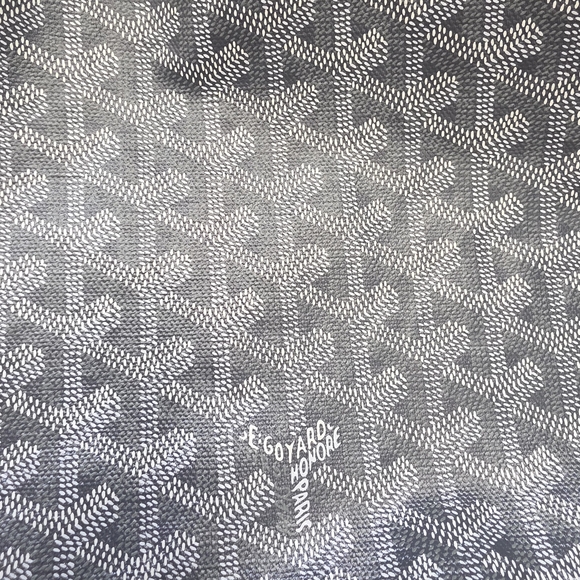 Goyard Black & Gray Goyardine Patterned Tote GM St. Louis - Picture 8 of 13